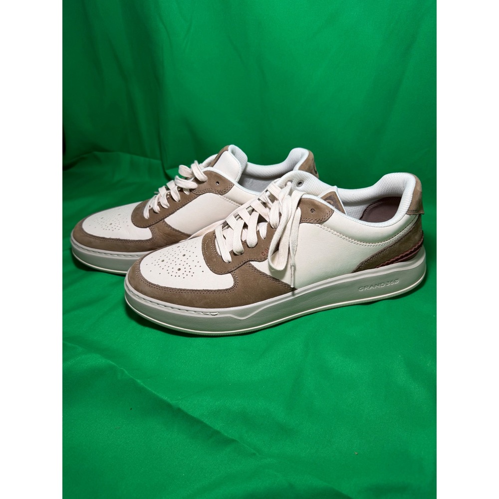 Cole Haan GrandPro Topspin Grand360 Sneakers Men Dune Truffle Ivory Leather